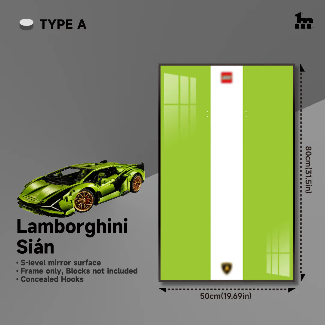 Display Rahmen für LEGO® TECHNIC™ Lamborghini Sián FKP 37