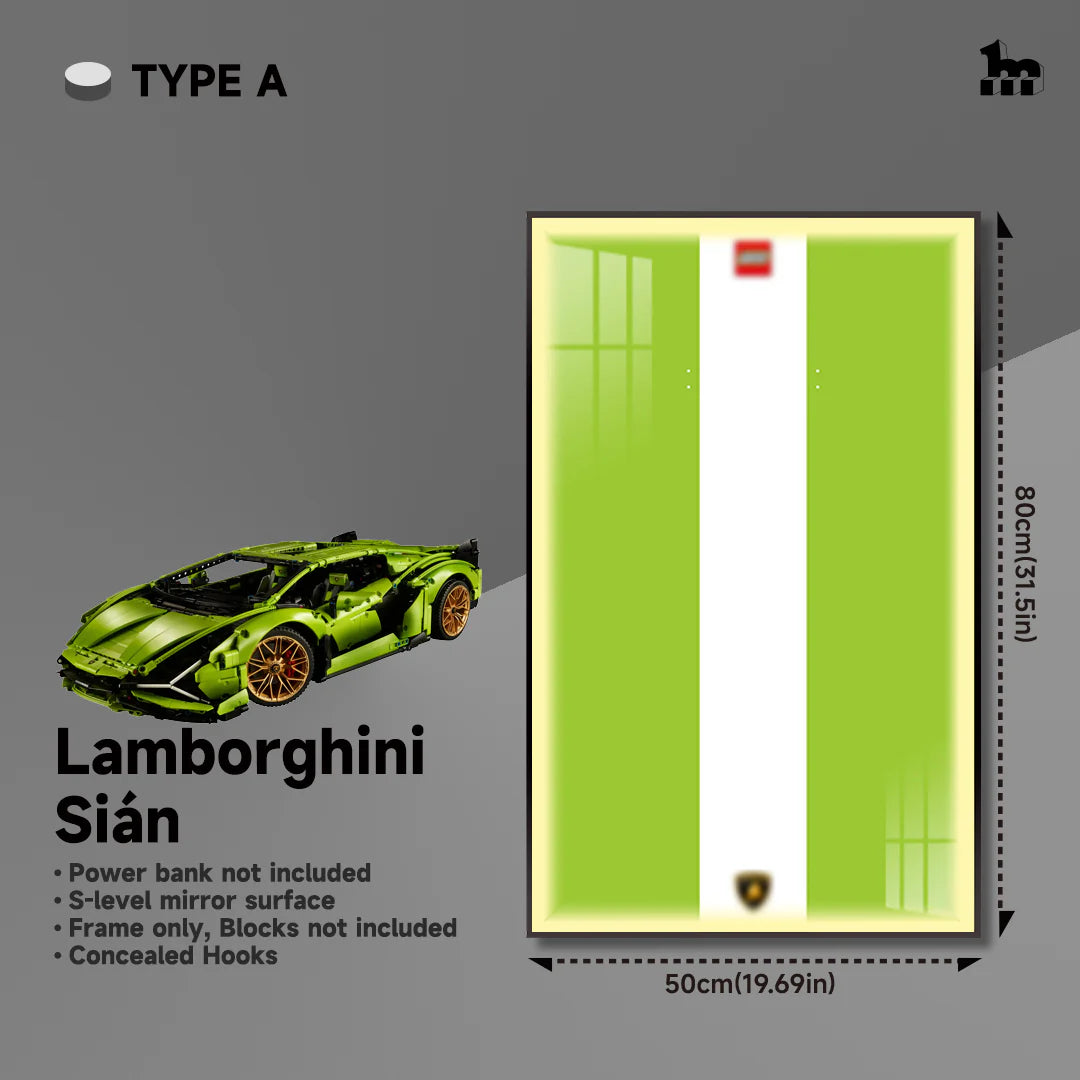 Display Rahmen für LEGO® TECHNIC™ Lamborghini Sián FKP 37