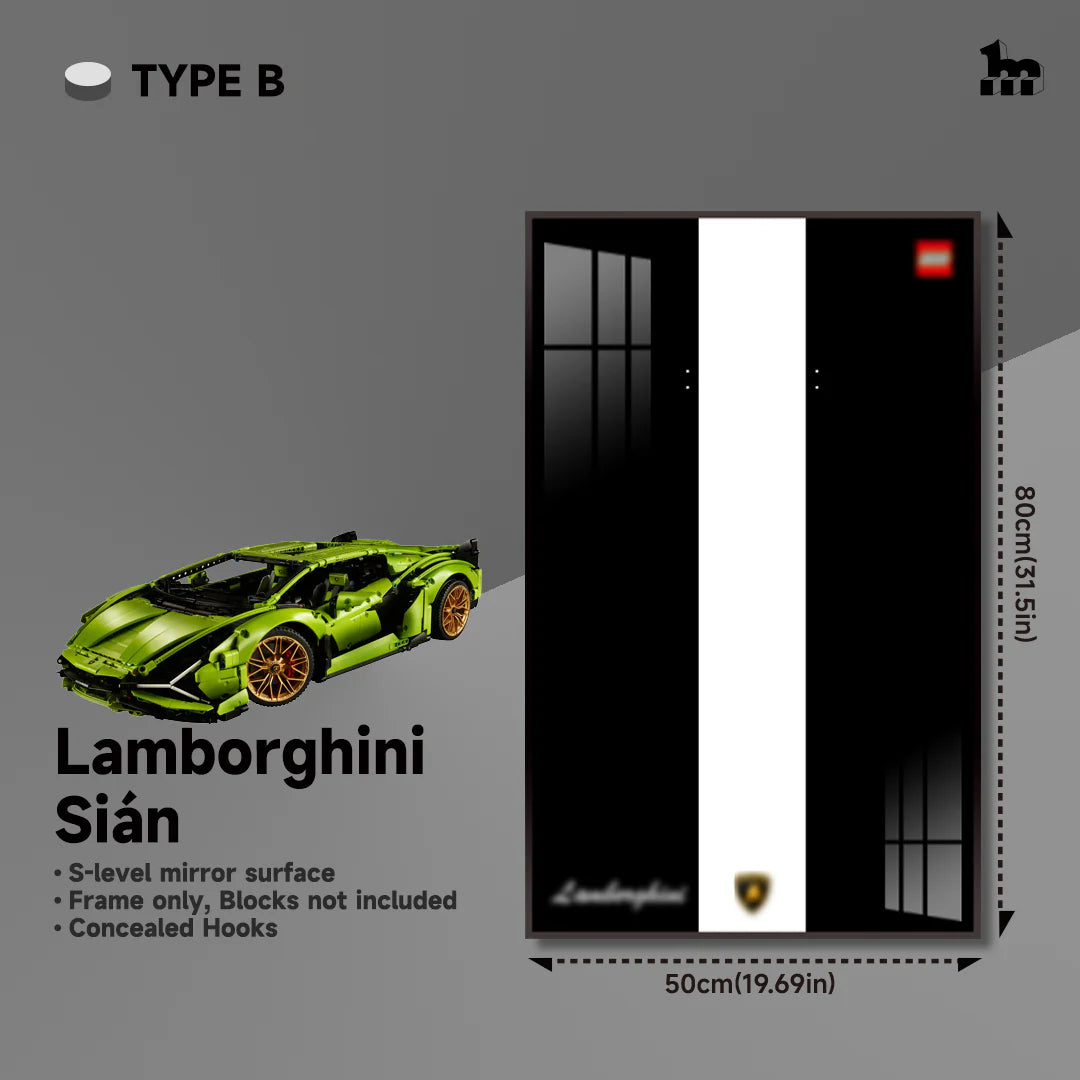 Display Rahmen für LEGO® TECHNIC™ Lamborghini Sián FKP 37