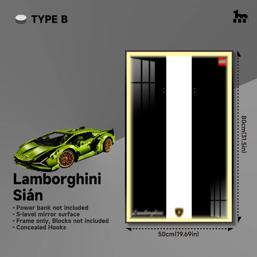 Display Rahmen für LEGO® TECHNIC™ Lamborghini Sián FKP 37