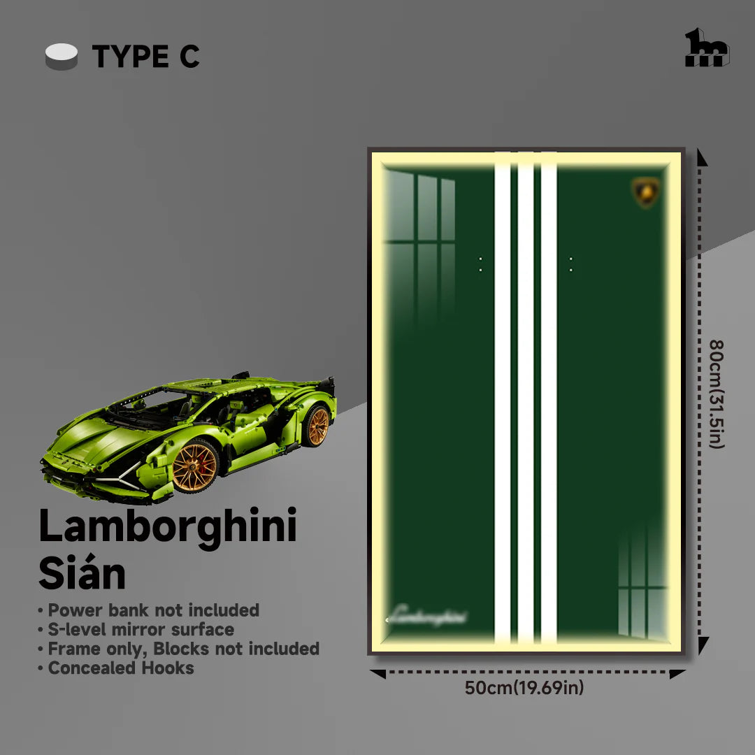 Display Rahmen für LEGO® TECHNIC™ Lamborghini Sián FKP 37