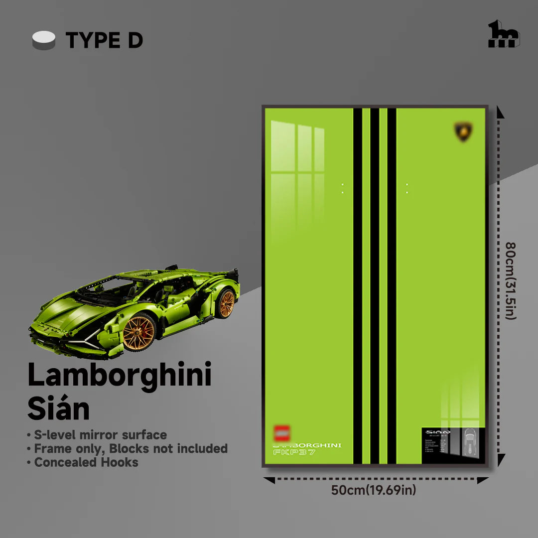 Display Rahmen für LEGO® TECHNIC™ Lamborghini Sián FKP 37