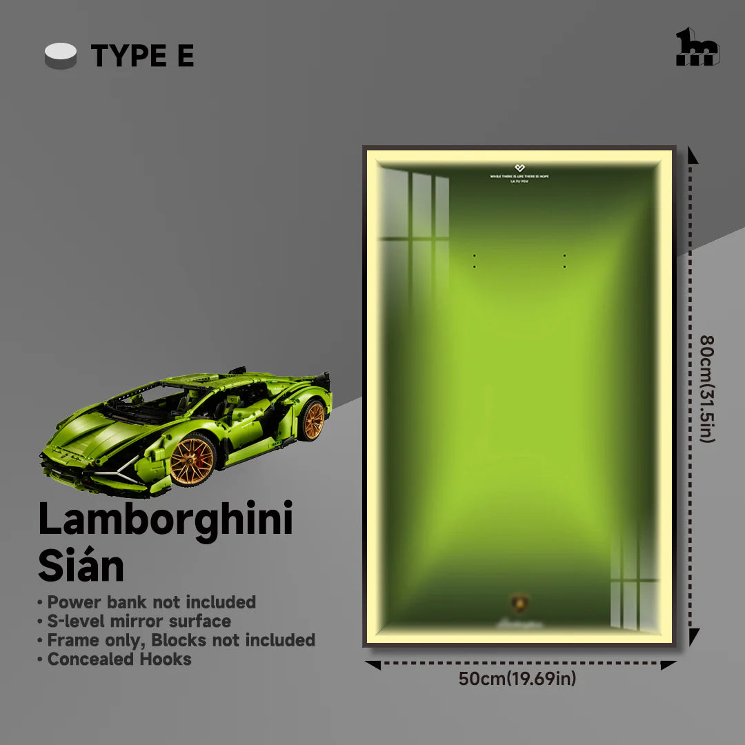 Display Rahmen für LEGO® TECHNIC™ Lamborghini Sián FKP 37