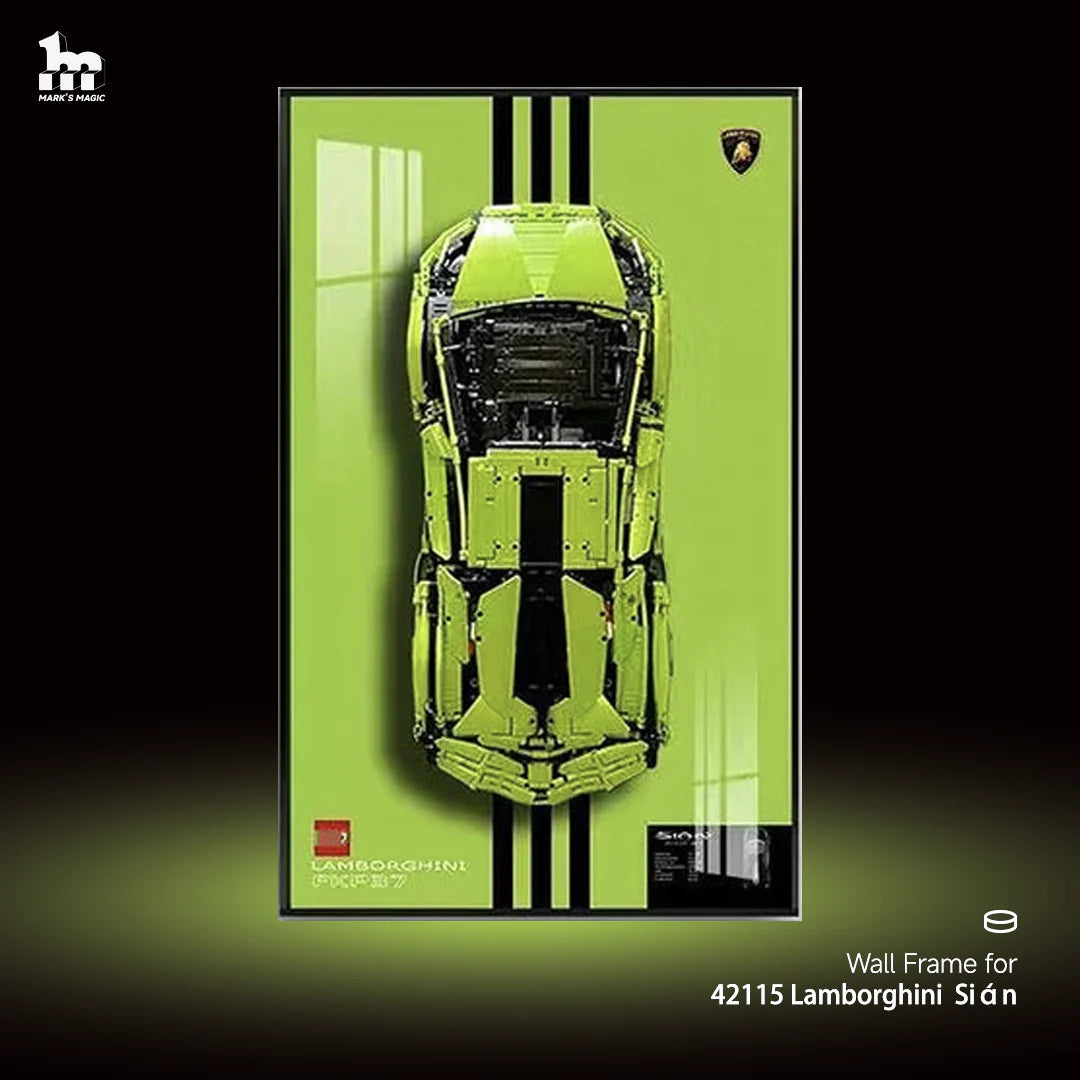 Display Rahmen für LEGO® TECHNIC™ Lamborghini Sián FKP 37