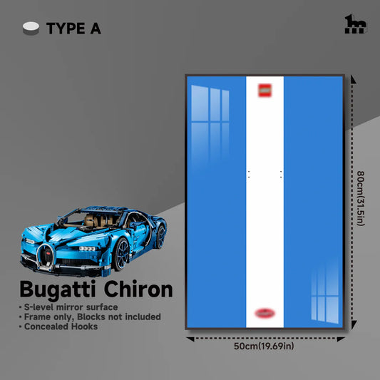 Display Rahmen für LEGO® TECHNIC™ Bugatti Chiron
