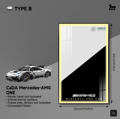 Display Rahmen für CADA Mercedes AMG ONE