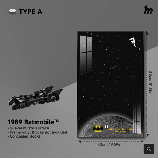 Display Rahmen für LEGO® TECHNIC™ Batmobile 1989 (76139)