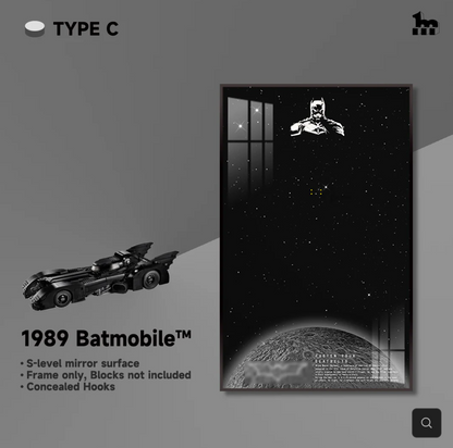 Display Rahmen für LEGO® TECHNIC™ Batmobile 1989 (76139)