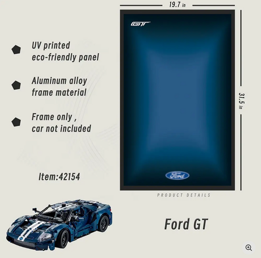 Display Rahmen für LEGO® TECHNIC™ Ford GT