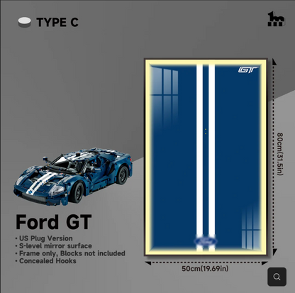 Display Rahmen für LEGO® TECHNIC™ Ford GT