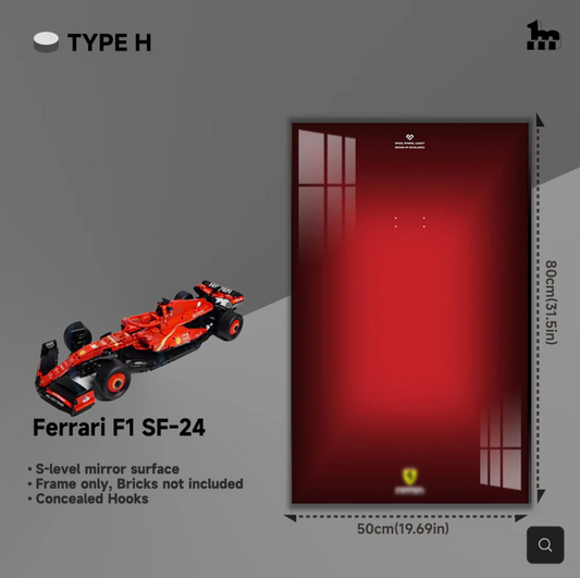 Display Rahmen für LEGO® TECHNIC™ Ferrari F1 SF-24 (42207)