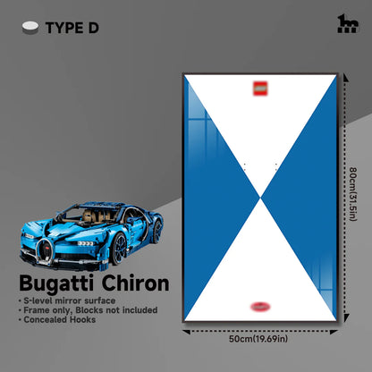 Display Rahmen für LEGO® TECHNIC™ Bugatti Chiron