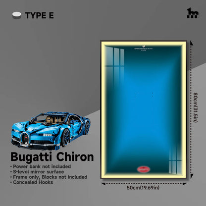 Display Rahmen für LEGO® TECHNIC™ Bugatti Chiron