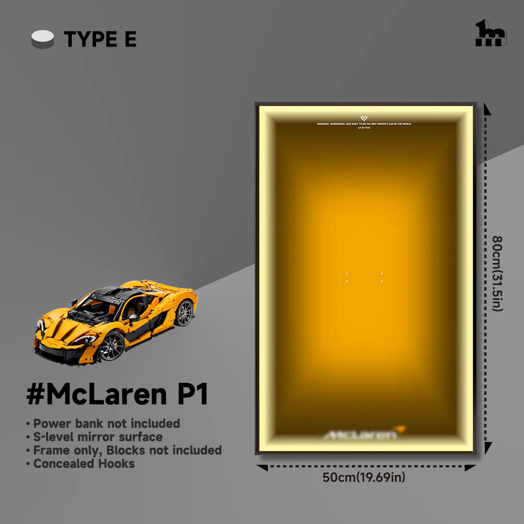 Display Rahmen für LEGO® TECHNIC™ McLaren P1