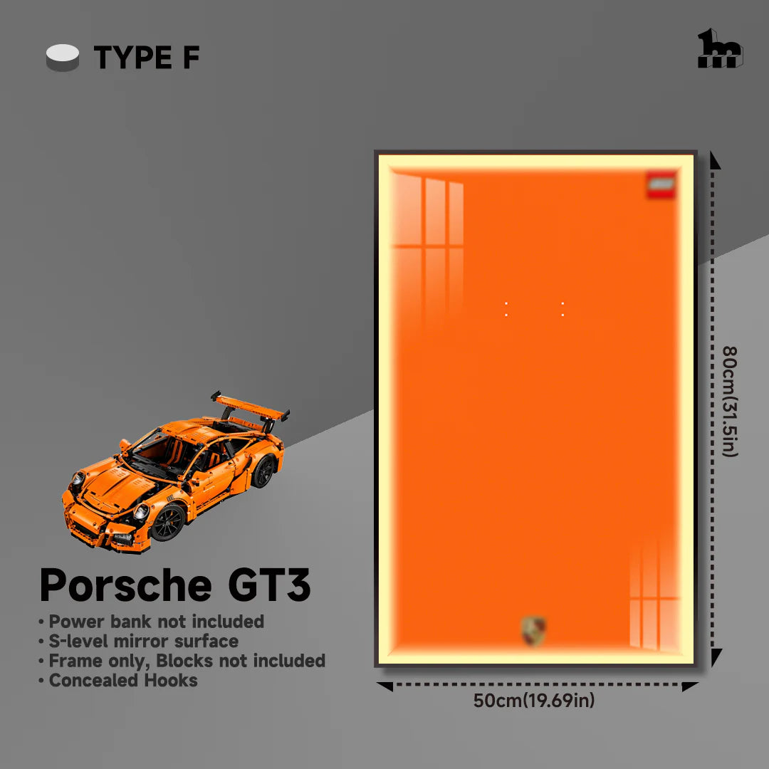 Display Rahmen für LEGO® TECHNIC™ Porsche 911 GT3RS