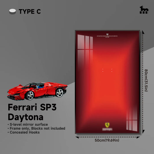 Display Rahmen für LEGO® TECHNIC™ Ferrari Daytona SP3
